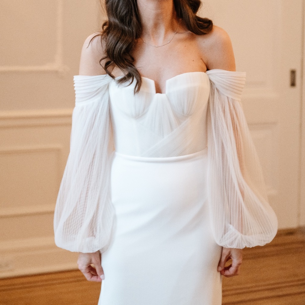 Custom Alena Leena Wedding Dress